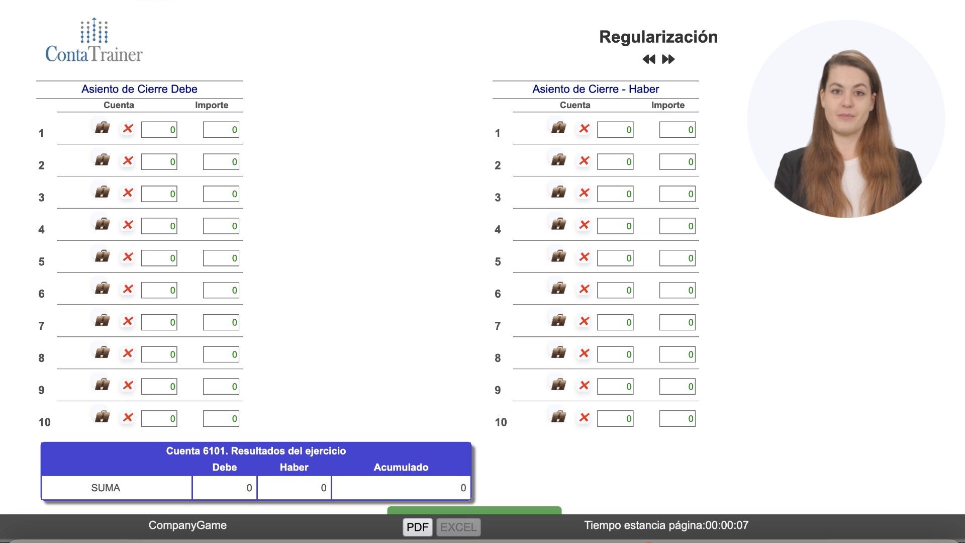 Actividades — Regularización